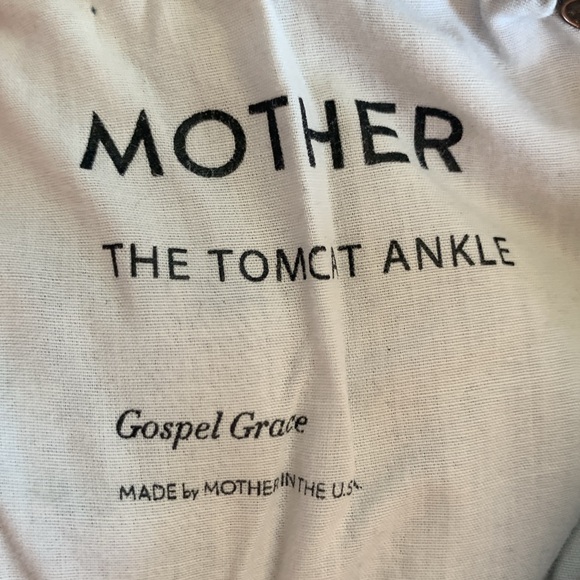📌 MOTHER Superior Tomcat Ankle In Color Gospel Grace Jeans - Picture 4 of 9